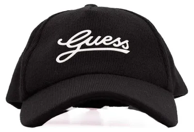 Produktbild von GUESS Baseball Cap für Damen und Herren, mit verstellbarem Riemen, Farbe Schwarz