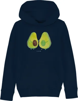 Produktbild von Mr. & Mrs. Panda Kinderpullover Avocado Pärchen 12-14 Jahre (152/164) - French Navy - Geschenk, Kapuzenpullover, Liebe, Kinderbekleidung, Familie, Pullover, Kinder