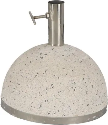 Produktbild von Sonnenschirmständer Granito 115 kg Ø255 cm Weiß – Robustes Design mit Wasserablauf – Esschert Design