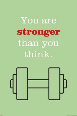 Image de You are stronger - Motivational Art print - Poster print - 61x91,5 cm