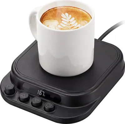 Produktbild von intelligente kaffeetasse wärmer, 5-stufige temperaturregelung, graphene heizung, 1-12 std. timer, usb betrieben, ideal für kaffeegeschenke