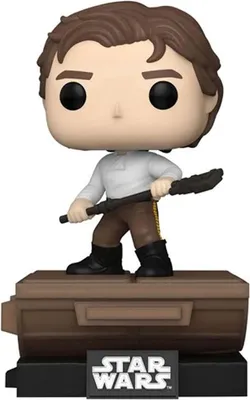 Imagen del producto de Juego de figuras de Star Wars: la nave "Skiff" de Jabba, que incluye la figura de Han Solo