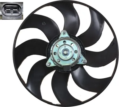 Produktbild von NRF 47666 Lüfter Motorkühlung Kühlerlüfter für RENAULT CLIO II (BB0/1/2, CB0/1/2) Wasserkühler