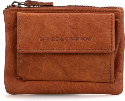 Image de SPIKES & SPARROW Cuir étui à clés Bronco Key Case Brandy brun