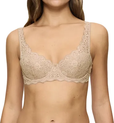 Immagine prodotto di Reggiseno a coppe Triumph Amourette WHP con ferretto, modello balconette, in morbido pizzo elastico, comodo da indossare