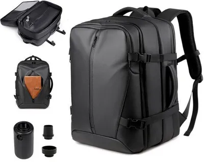 Image de Kit de sacs sous vide de voyage, 12 pièces, 3 tailles (70 x 45 cm, 60 x 40 cm, 50 x 35 cm), réutilisables, compact