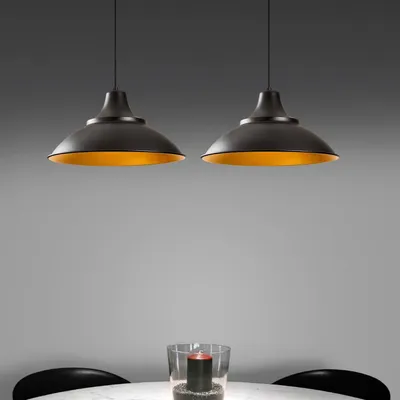 Produktbild von Opviq, Sağlam- Sağlam OPV, Schwarz,Gold, Kronleuchter, 62 x 30 cm, Metallkörper