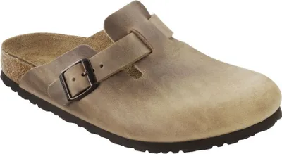 Produktbild von Birkenstock Boston Tabacco Braun Nubukleder geölt Größe: 48 Schmal