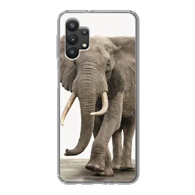 Produktbild von MuchoWow® Handyhülle Schutzhülle Hülle für Samsung Galaxy A32 5G Elefant - Kinder - Tiere - Mädchen Silikon Softcase Handy Hülle - Softcase