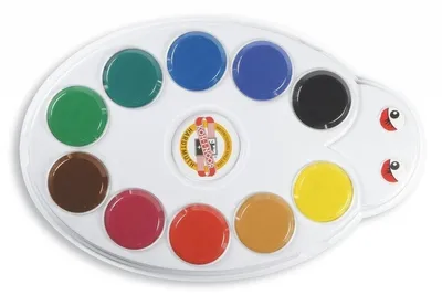 Immagine prodotto di Coccinella acquerello Koh-i-noor, 10 colori