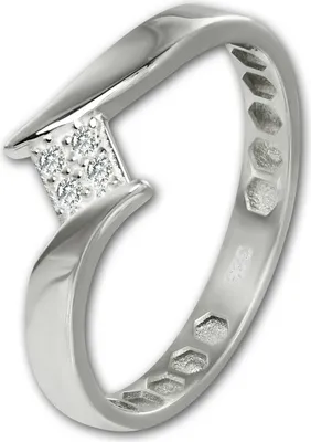 Produktbild von GoldDream Ring Gr. 60 19,1 GoldDream Ringe weißgoldweiß Echt-Schmuck GDR549J60