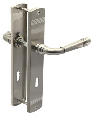 Produktbild von Türbeschlag 1382 Helena LS BB Nickelmatt Türdrücker Türklinke