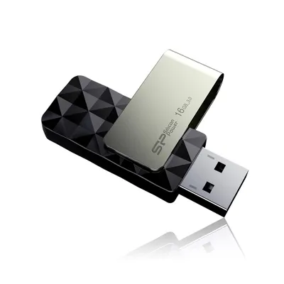 Produktbild von Silicon Power Blaze B30, 16 GB, USB Typ-A, 3.2 Gen 1 (3.1 Gen 1), Ohne Deckel, 14,8 g, Schwarz