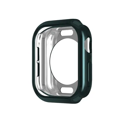 Obrázek produktu pro Pro Apple Watch Series 11 / 10 46mm TPU ochranné pouzdro s kulatým otvorem Design Dark Green