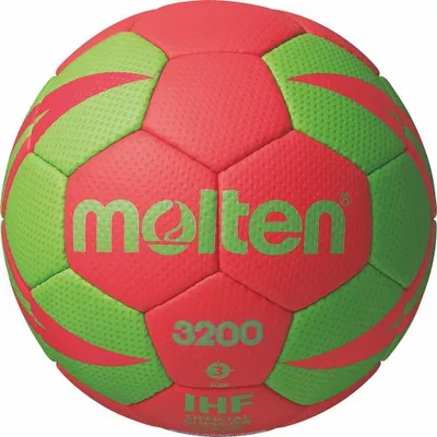 Produktbild von Molten Handball H1X3200-RG Trainingsball rot grün Gr 1
