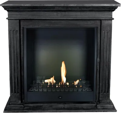 Produktbild von Xaralyn Ethanol-Kamin - Cadiz BCL-SBU - schwarz Naturstein - 3 kW Heizung - Kaminsims inklusive Einbaukamin - Dekokamin