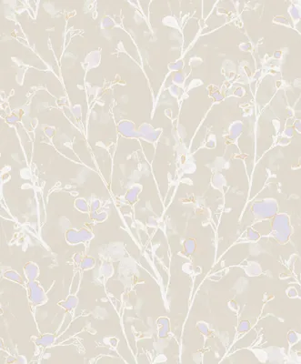 Produktbild von Masureel Tapete Blumen Beige - 631982 - 53 cm x 10.05 m
