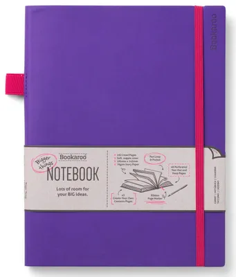 Produktbild von Notatnik duży fioletowy Bookaroo Journal