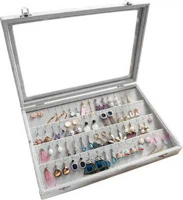 Produktbild von Famanu Schmuckständer - Schmuckbox mit transparentem Deckel