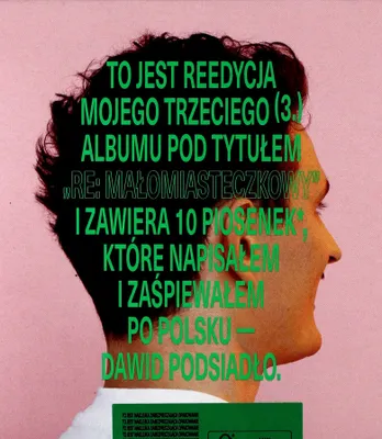 Image de Dawid Podsiadło : Re:Małomiasteczkowy (ecopack)