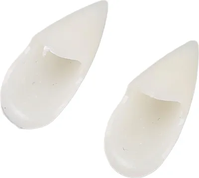 Image de 1 paire de fausses dents d'horreur réalistes et sûres, pour le cosplay et les fêtes costumées d'Halloween