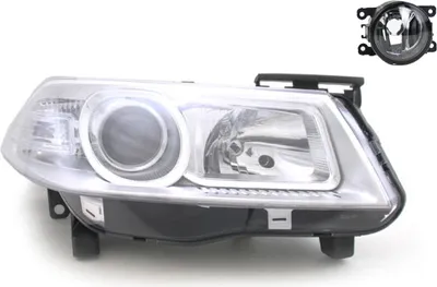 Produktbild von Scheinwerfer passend für Renault Megane II 01/ 2006 - H7 H1 Re. + Nebel. 7701063220 260103726R 8200074008 6202E1 00006202E1 6710027 000 Johns