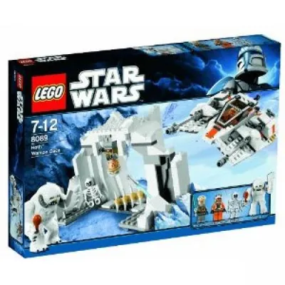 The image shows the box of a LEGO Star Wars Hoth Wampa Cave playset.