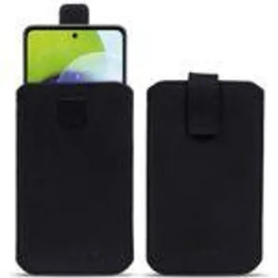 Produktbild von Leder Hülle für Samsung Galaxy A53 5G Schutzhülle Handy Sleeve Tasche Schwarz