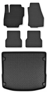 Obrázek produktu pro Vaničkové autokoberce + vana kufru pro: Ford Focus MK3 2011- kombi 5 ks