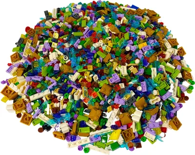 Image de LEGO® Mélange de petites pièces Coloré env. 1000 pièces NOUVEAU ! Quantité 900x - Chaque mélange est composé individuellement