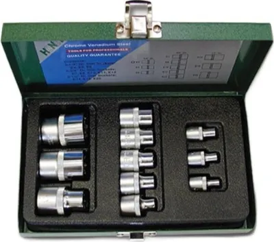 Produktbild von HONITON STECKSCHLÜSSEL 11-tlg. TORX E4-E20 4311