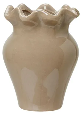 Produktbild von Donika Keramikvase Beige Dekorativ 10 x 8 cm