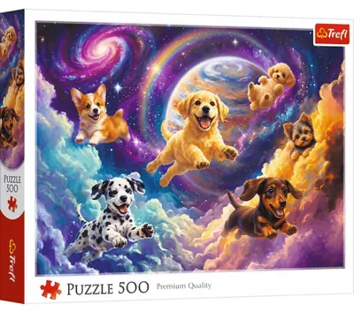 Produktbild von TREFL Puzzle Sommerwelpe 500 Puppen