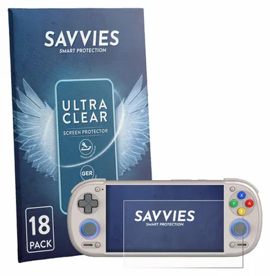 Produktbild von 18x Für Retroid Pocket 6 Schutzfolie Savvies Displayschutz Display Schutz Folie Klar Transparent