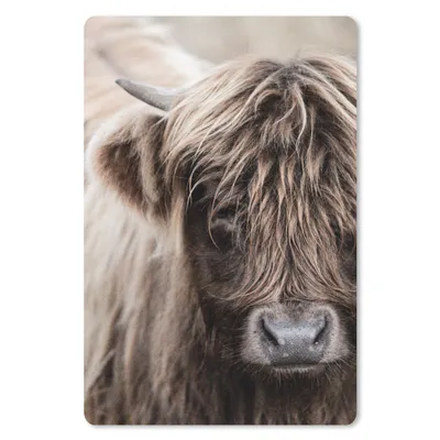 Produktbild von MuchoWow® Mauspad Mousepad Schottischer Highlander - Tiere - Hoorn 40x60 cm - Mousepads - Maus Mat - Pad - Mausunterlage - Schreibtisch Accesoire