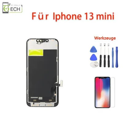 Produktbild von Für iPhone 13 Mini LCD Display Einheit schwarz Retina Touchscreen Bildschirm