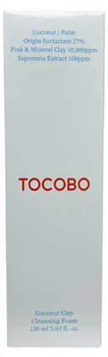 Zdjęcie produktu dla TOCOBO Coconut Clay Cleansing Foam 150ml - Pianka oczyszczająca