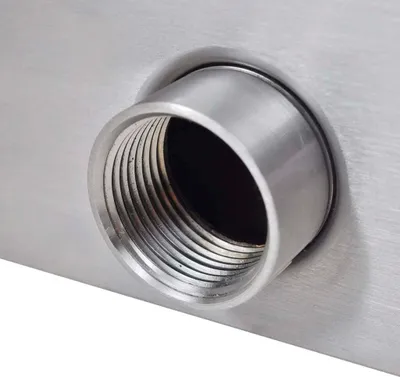 Immagine prodotto di Fontana a Cascata per Giardino Rettangolare Acciaio Inox 60 cm
