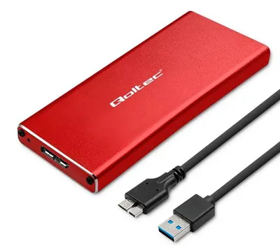 Obrázek produktu pro Qoltec Enclosure M.2 SSD drive SATA,NGFF,USB3.0,2TB