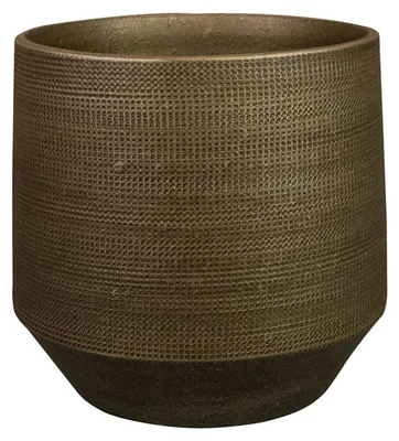 Produktbild von Ter Steege - Keramik-Blumentopf - Braun - D21 x H20 cm - Öffnung 20 cm