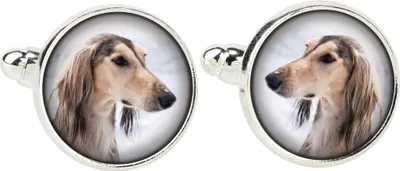 Produktbild von Saluki, Persischer Windhund - Manschettenknöpfe, Hemdverzierung, Hemdanhänger der Marke Art-Dog