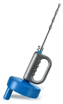 Image de Déboucheur de canalisations - Spirale manuelle de nettoyage des tuyaux avec manivelle - 2,13 m - Extra robuste - Pour éviers, douches, baignoires et toilettes