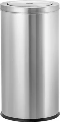 Produktbild von Abfalleimer Swing mit Schwingdeckel aus Edelstahl, 52 Liter, 390x390x735 mm