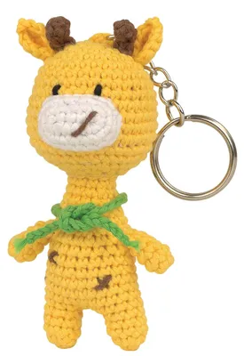 Zdjęcie produktu dla Zestaw do szydełkowania Anchor Amigurumi – brelok „Gigi Żyrafa”, 17 cm