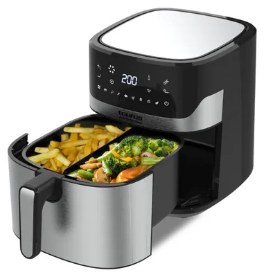 Heißluftfritteuse 6,5L, 1600W, 8 Programme, Touchscreen, Timer