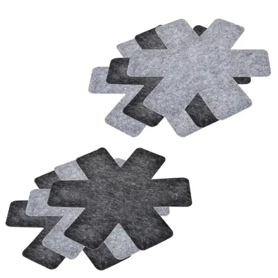 Produktbild von GRÄWE Pfannenschutz-Set aus künstlichem Filz, Ø 38 cm, 6 Stück