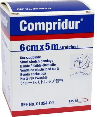 Produktbild von Compridur Kompr.Binde 6 cmx5 m 1 St