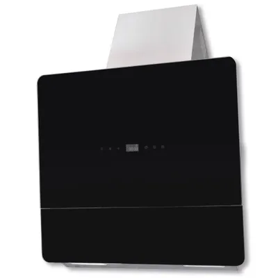 Produktbild von vidaXL Dunstabzugshaube Schwarz Hartglas mit Display 600 mm
