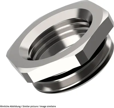 Immagine prodotto di Riduttore LAPP M/M da M25x1,5 a M16x1,5 esagonale in ottone (CuZn) nichelato, filettatura di collegamento 6,5 mm - 1 pezzo