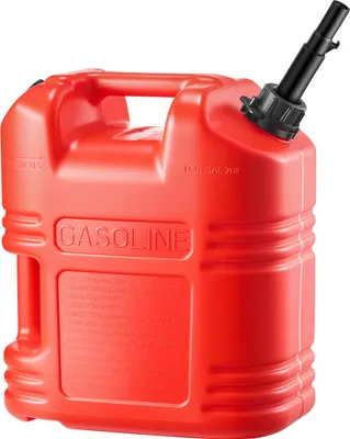 Obrázok produktu pre Kanister na palivo SucceBuy, 19 l, kanister na benzín s výlevkou a priehľadnou stupnicou, maximálny prietok 15 l/min, nádoba na kvapalinu pre autá, motorky, štvorkolky a UTV, červený, 1 kus.